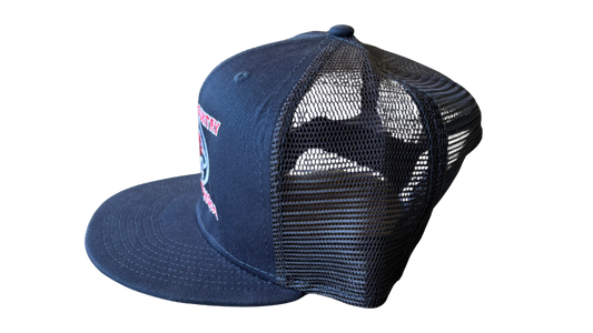 New Era® Flat Bill Snapback Trucker Cap