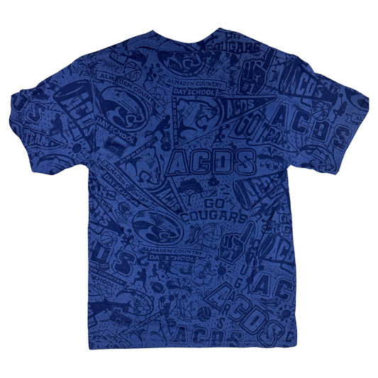 Pep Rally School Spirit Negative Stain T-Shirt (Adult)