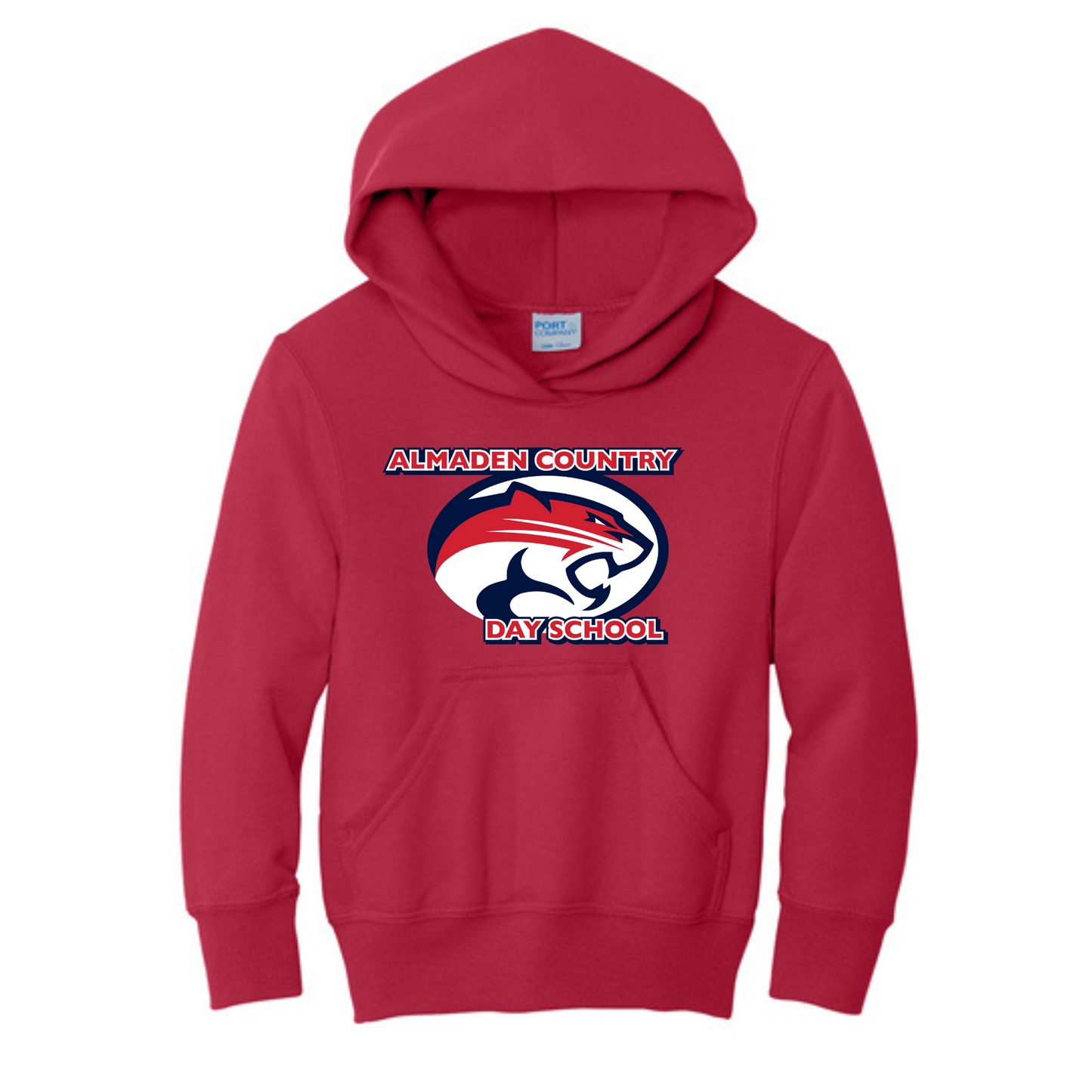 Port & Company® Youth Core Fleece Pullover Hooded Sweatshirt (Cougar Pride 2026)