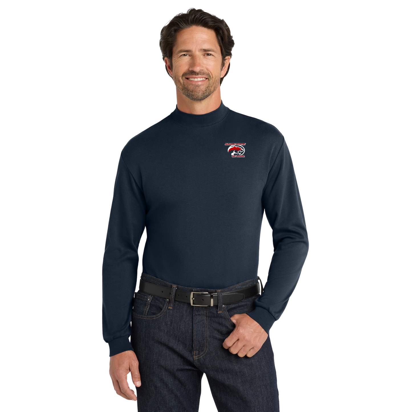 Port Authority® Men's Interlock Knit Mock Turtleneck Shirt