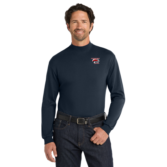 Port Authority® Men's Interlock Knit Mock Turtleneck Shirt