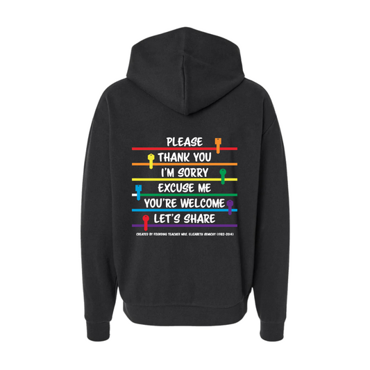 "Keys of Kindness" Adult Pullover Hoodie