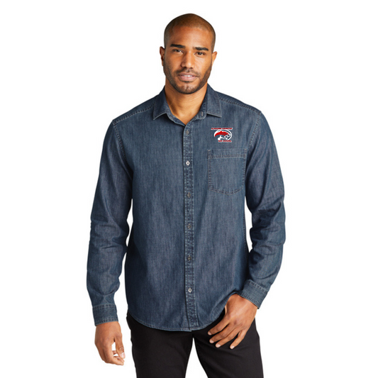 Port Authority® Long Sleeve Perfect Denim Shirt