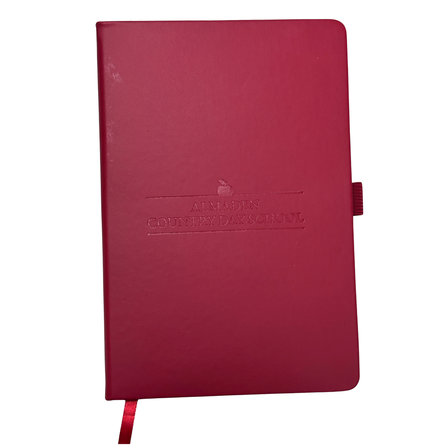 ACDS Red Hardcover Embossed Notebook