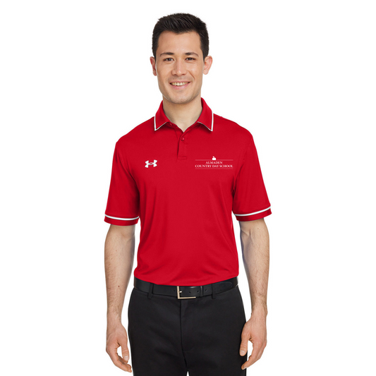 Under Armour Tipped Collar Polo - Red