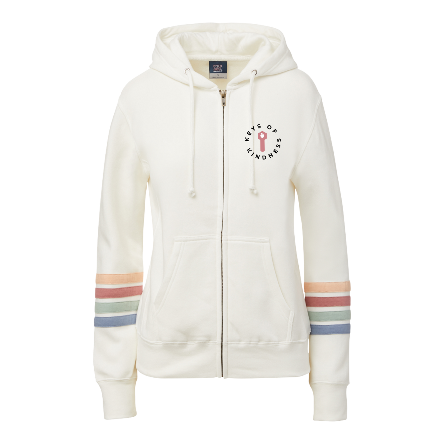 "Keys of Kindness" Zip-Up Hoodie