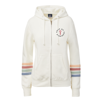 "Keys of Kindness" Zip-Up Hoodie