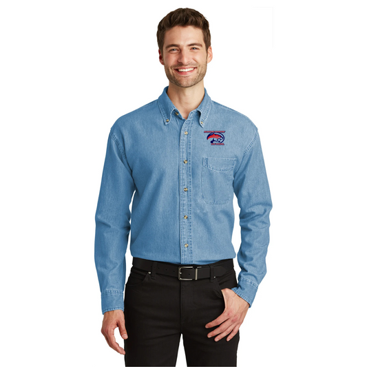 Port Authority® Long Sleeve Denim Shirt