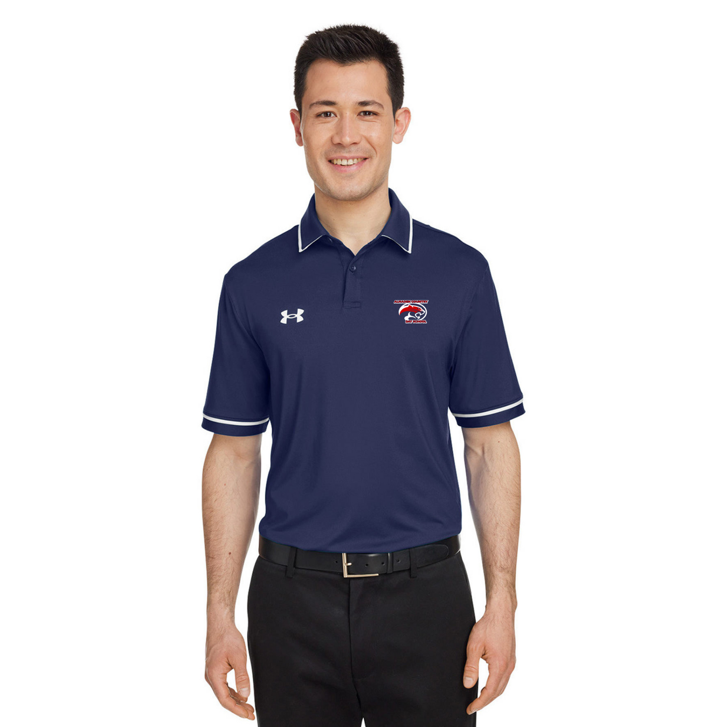 Under Armour Tipped Collar Polo - Navy