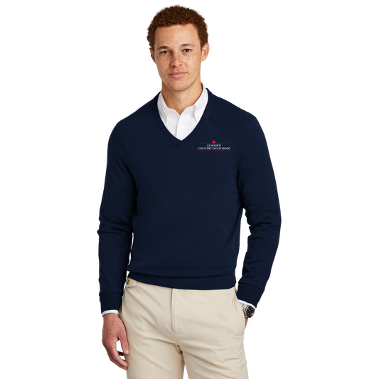Brooks Brothers® Cotton Stretch V-Neck Sweater