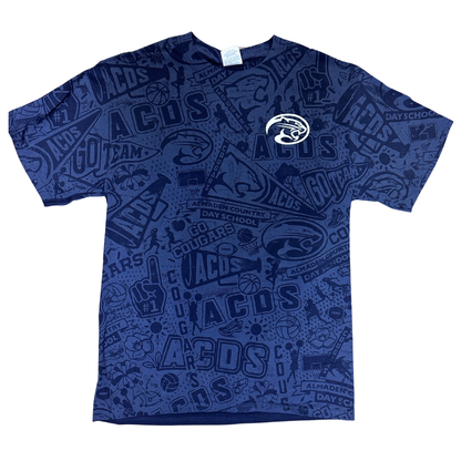 Pep Rally School Spirit Negative Stain T-Shirt (Youth)