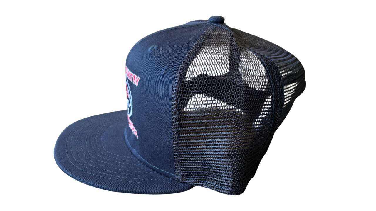 New Era® Flat Bill Snapback Trucker Cap