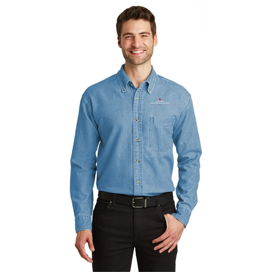 Port Authority® Long Sleeve Denim Shirt