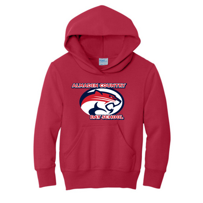 Port & Company® Youth Core Fleece Pullover Hooded Sweatshirt (Cougar Pride 2026)