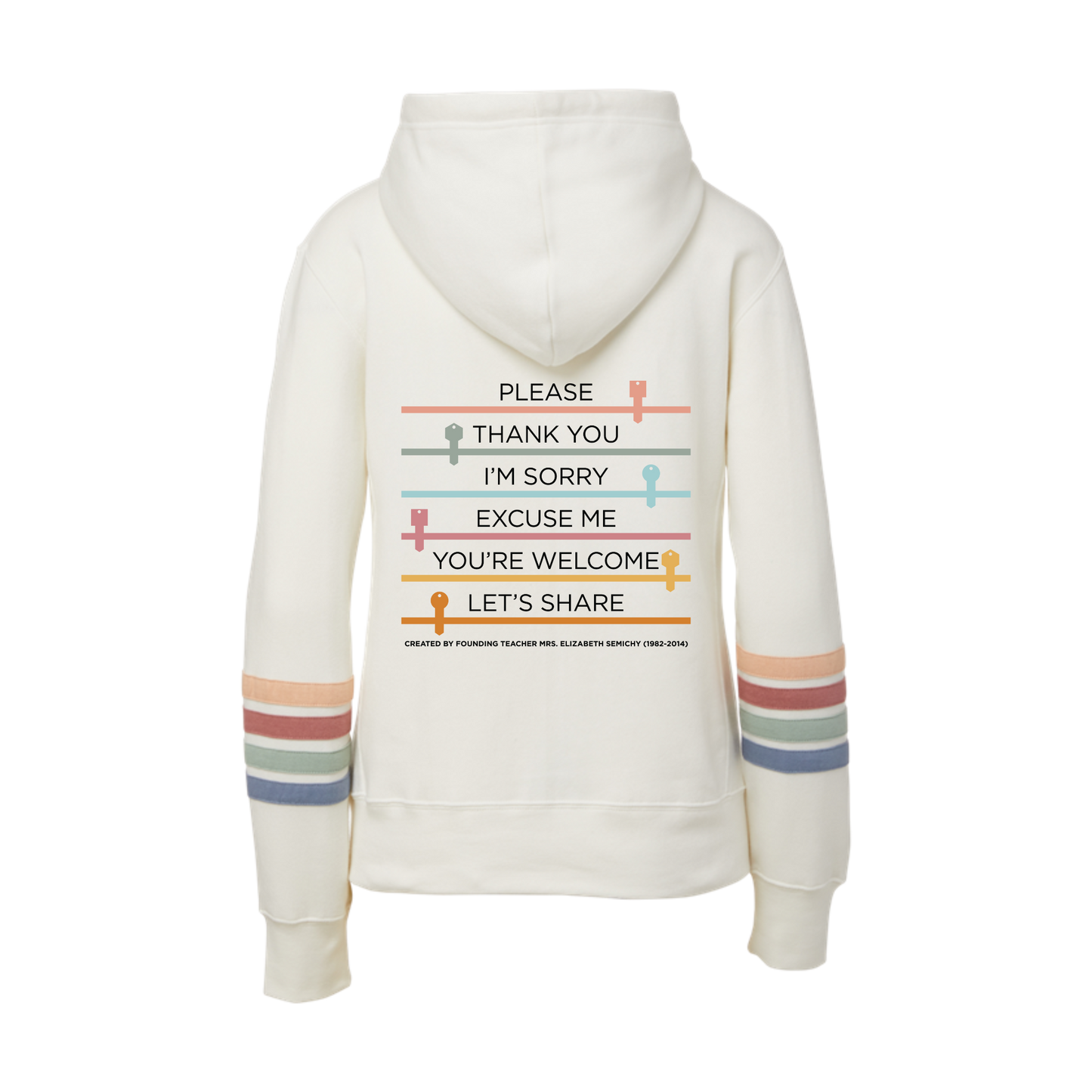 "Keys of Kindness" Zip-Up Hoodie