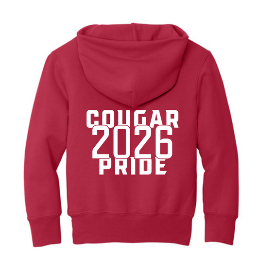 Port & Company® Youth Core Fleece Pullover Hooded Sweatshirt (Cougar Pride 2026)