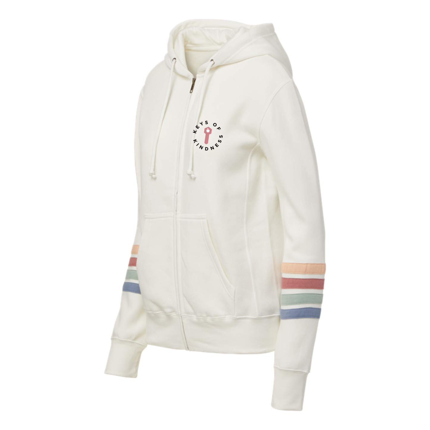 "Keys of Kindness" Zip-Up Hoodie