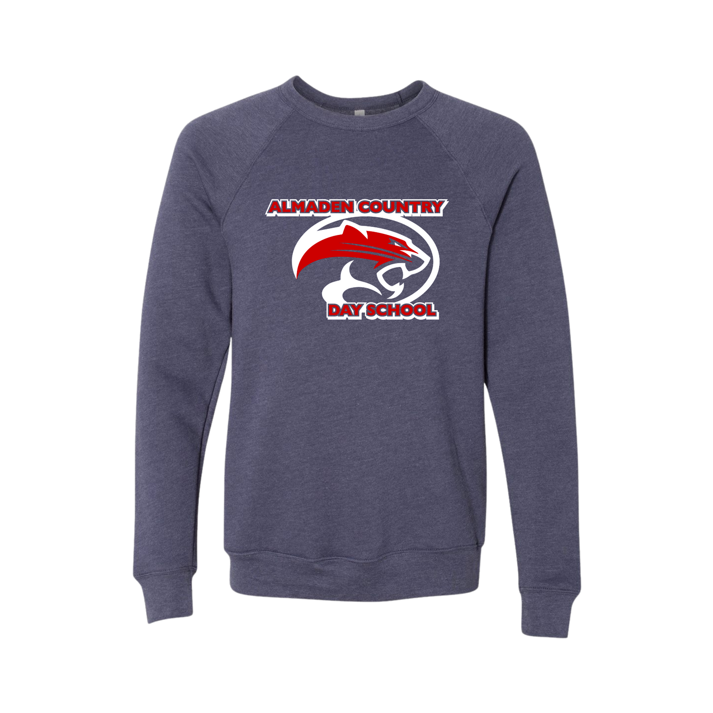 BELLA + CANVAS Sponge Fleece Raglan Crewneck Sweatshirt