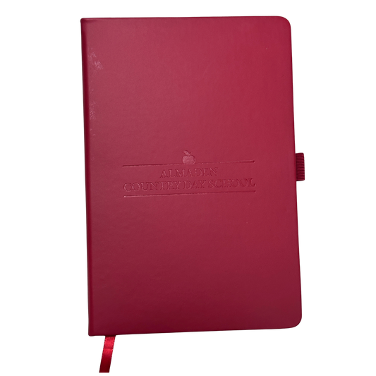 ACDS Red Hardcover Embossed Notebook